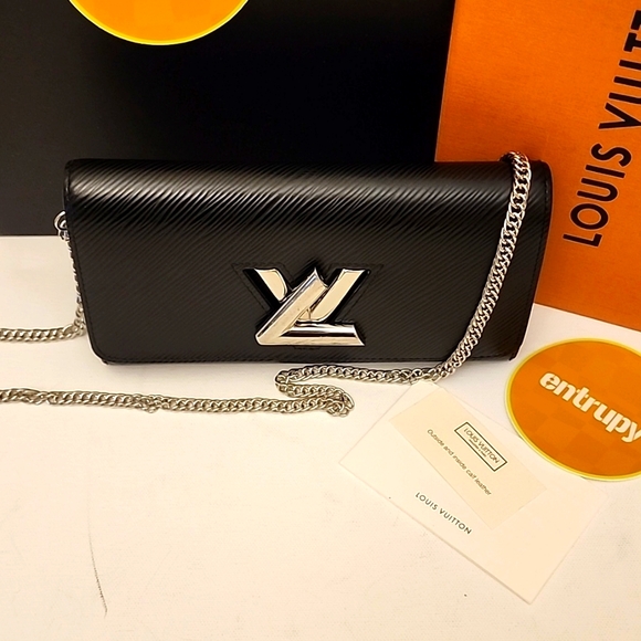 LOUIS VUITTON Epi LV Twist Crossbody Purse Wallet WOC + Original Box - Picture 16 of 17
